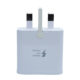 UK Plug PD25W Charger Mobile Phone Charger For Samsung NOTE10+